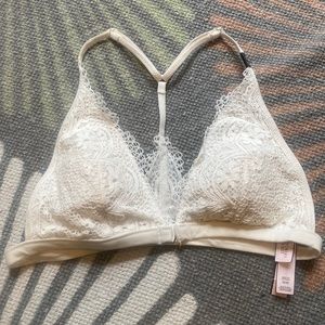 Victoria's Secret White Lace Bralette